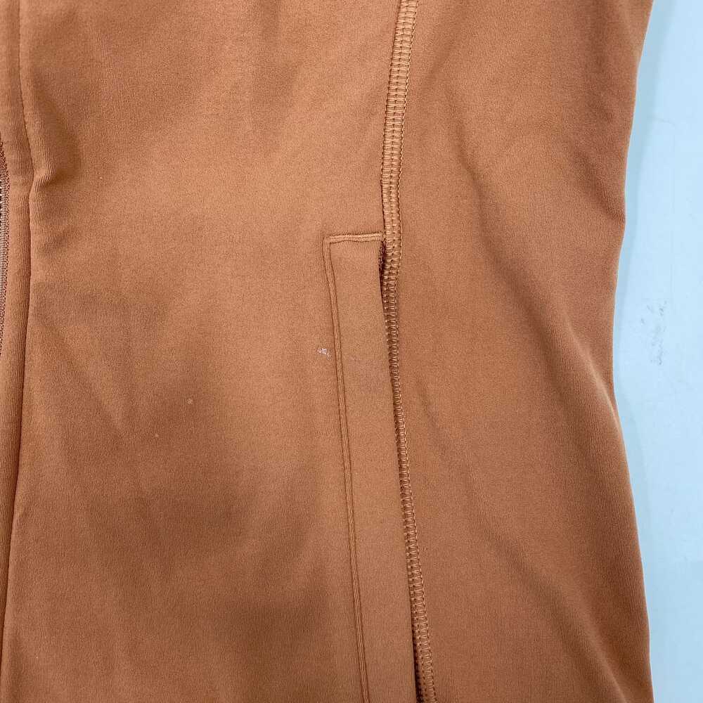 lululemon Orange Desert Sun Hooded Nulu Define Zip-Up Jacket | Regular Size 10 - Picture 6 of 9